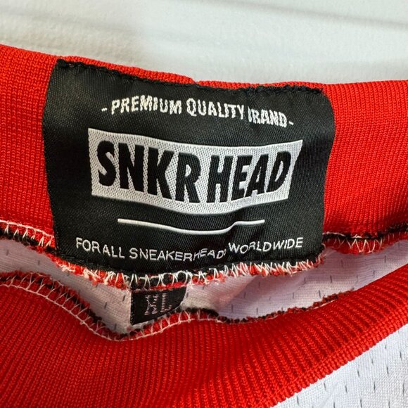 SNKR HEAD Cut & Sew Party & Bullsh*t White Zipper Pocket Shorts - Picture 6 of 9